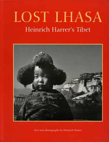 
The young Ngari Rinpoche, the Dalai Lama's youngest brother with Potala Palace in background - Lost Lhasa book cover
